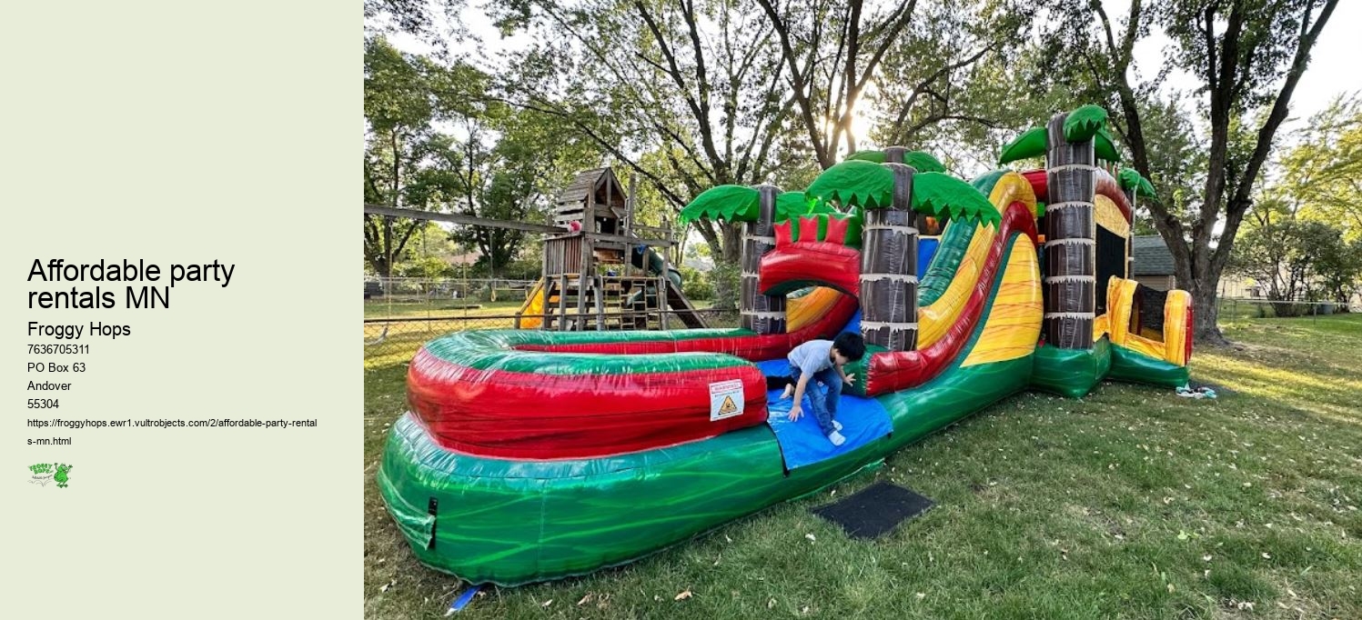 Minnesota's Bounce House Extravaganza: Rent the Perfect Inflatable Today!