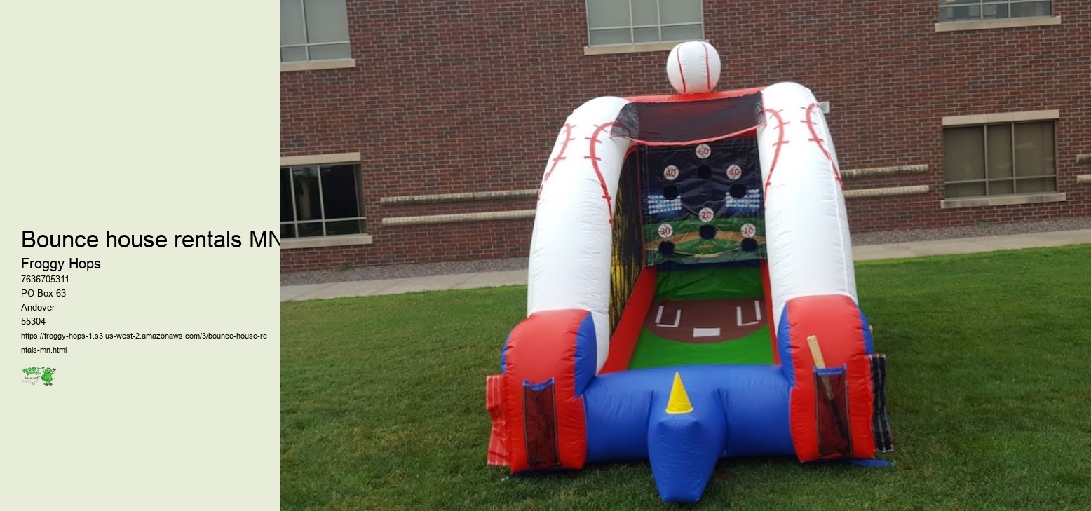 Bounce house rentals MN
