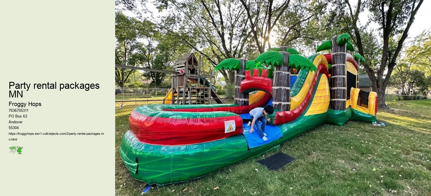 Bounce with Confidence: Minneapolis Trusts Froggy Hops for Reliable Rental Services!