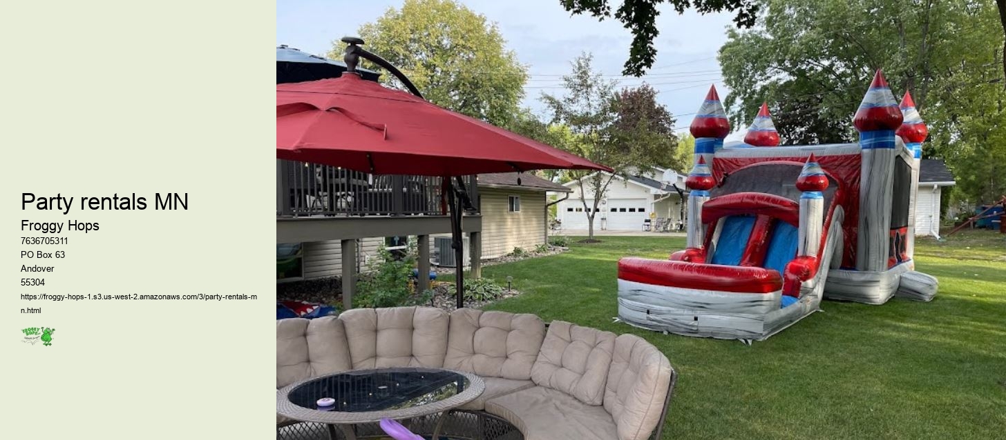 party rentals MN