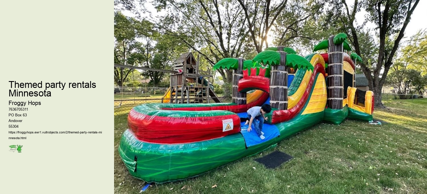 Froggy Hops Leaps Ahead: Unveiling Minneapolis' Ultimate Choice for Bounce House Rentals!